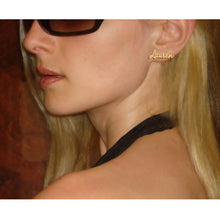 Load image into Gallery viewer, Stud Custom Name Earrings