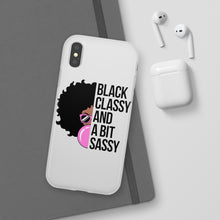 Load image into Gallery viewer, Black Classy and a Bit Sassy Flexi Cases