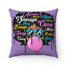 Load image into Gallery viewer, Classy Bougie Spun Polyester Square Pillow