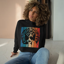 Load image into Gallery viewer, Unapologetically Dope Crop Hoodie