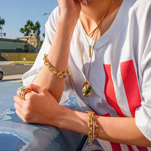 Load image into Gallery viewer, CZ Ball Link Bracelet (available in 3 colors)