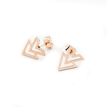 Load image into Gallery viewer, Double Triangle Earrings (available in 3 colors)