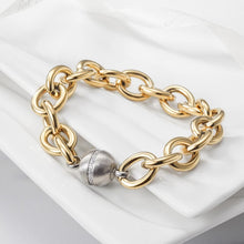 Load image into Gallery viewer, CZ Ball Link Bracelet (available in 3 colors)