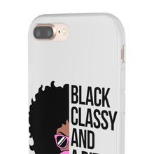 Load image into Gallery viewer, Black Classy and a Bit Sassy Flexi Cases