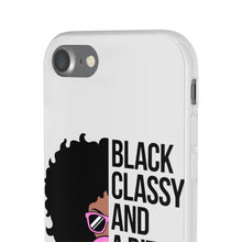 Load image into Gallery viewer, Black Classy and a Bit Sassy Flexi Cases