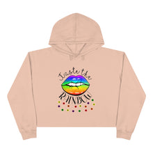 Load image into Gallery viewer, Taste the Rainbow Crop Hoodie