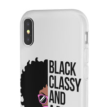 Load image into Gallery viewer, Black Classy and a Bit Sassy Flexi Cases