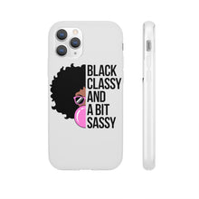 Load image into Gallery viewer, Black Classy and a Bit Sassy Flexi Cases