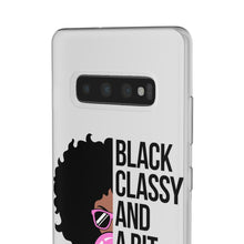 Load image into Gallery viewer, Black Classy and a Bit Sassy Flexi Cases