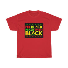 Load image into Gallery viewer, Black Mixed With Black Unisex Heavy Cotton Tee