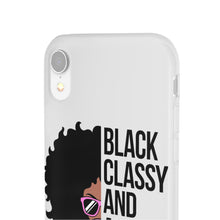 Load image into Gallery viewer, Black Classy and a Bit Sassy Flexi Cases