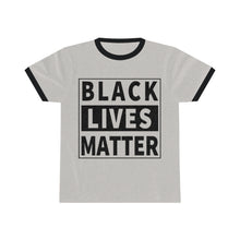 Load image into Gallery viewer, Black Lives Matter Unisex Ringer Tee