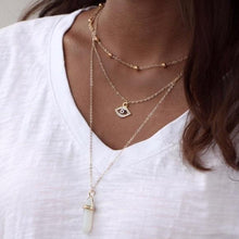 Load image into Gallery viewer, All Seeing Eye Multilayer Necklace