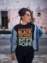 Load image into Gallery viewer, I Love Being Black Unisex Jersey Short Sleeve Tee