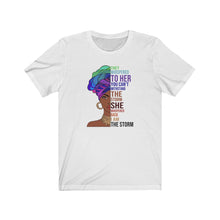 Load image into Gallery viewer, I Am The Storm Jersey Short Sleeve Tee
