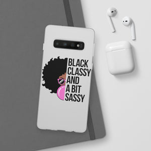 Black Classy and a Bit Sassy Flexi Cases