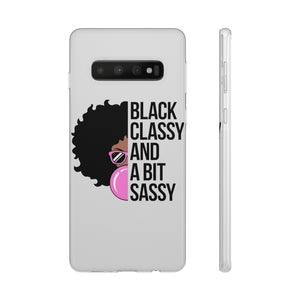 Black Classy and a Bit Sassy Flexi Cases