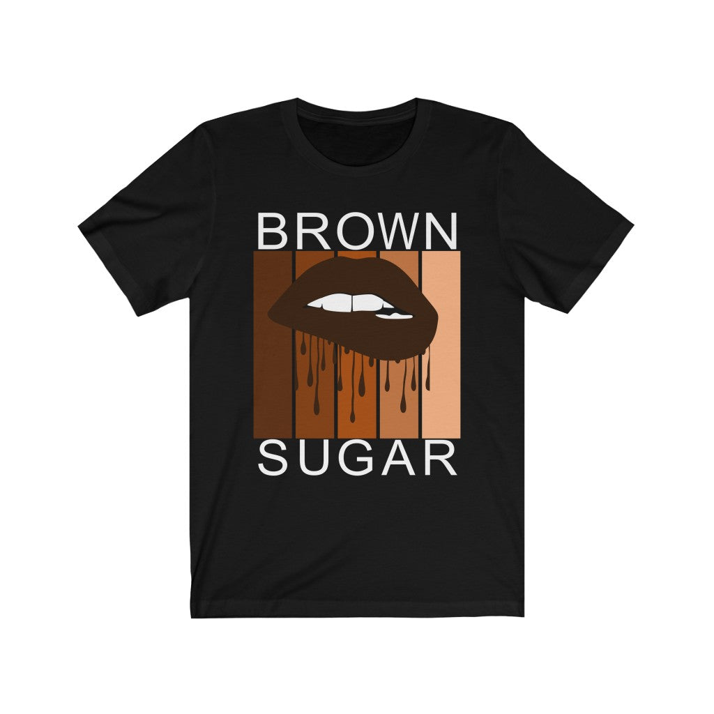 Brown Sugar Stripes Jersey Short Sleeve Tee