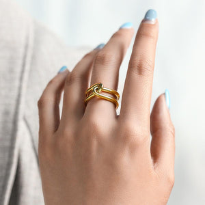 Gold Love Knot Ring