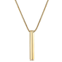 Load image into Gallery viewer, Y-Style Vertical Bar Necklace
