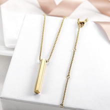 Load image into Gallery viewer, Y-Style Vertical Bar Necklace
