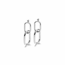 Load image into Gallery viewer, Interlocking Hoop Earrings (available in 3 colors)
