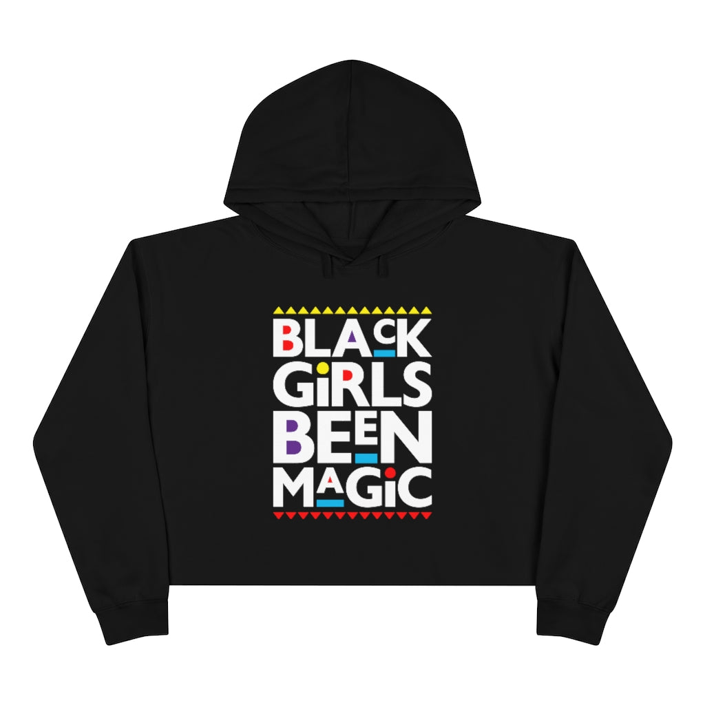 Black Girls Been Magic Crop Hoodie