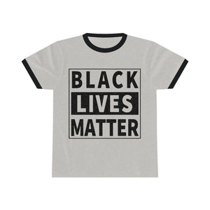 Black Lives Matter Unisex  Ringer Tee