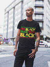 Load image into Gallery viewer, Black Mixed With Black Unisex Heavy Cotton Tee
