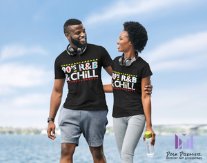 90s R&B & Chill Unisex Jersey Short Sleeve Tee